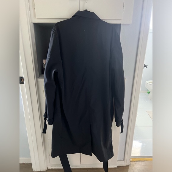 John Elliott Nylon Spring Coat Black Sz Large - Picture 2 of 4